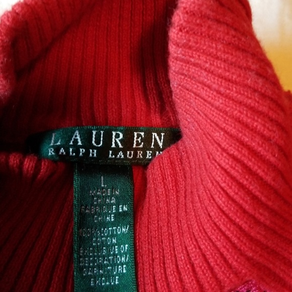 💝Polo by Ralph Lauren. Mock. Ribbed - Picture 3 of 3